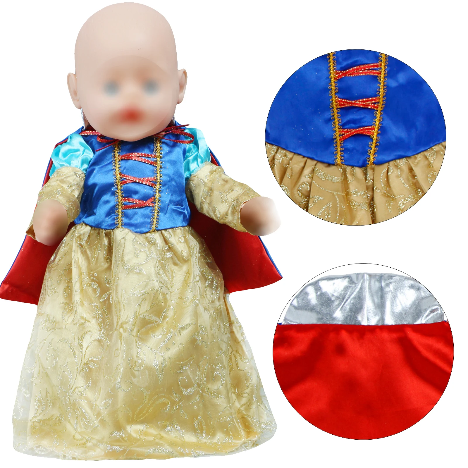 Одежда для кукол 18 дюймов 43 см Детская кукла высокое качество сказочное платье