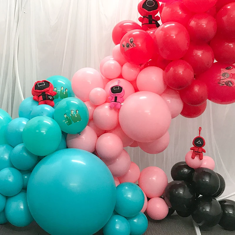 

Надувные Воздушные шары из латекса, цвет синий/розовый