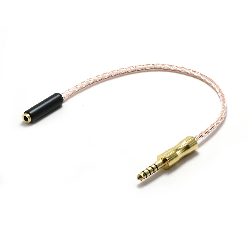 

D1205 высококачественный кабель-переходник 4N OCC 4,4 мм со сбалансированным штекером на 3,5 мм со сбалансированным гнездом