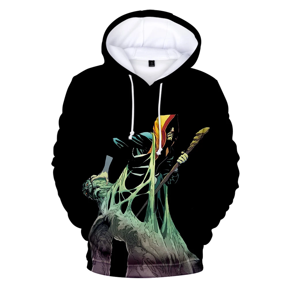 Болотные вещи с 3D принтом толстовки для женщин/мужчин длинным рукавом капюшоном