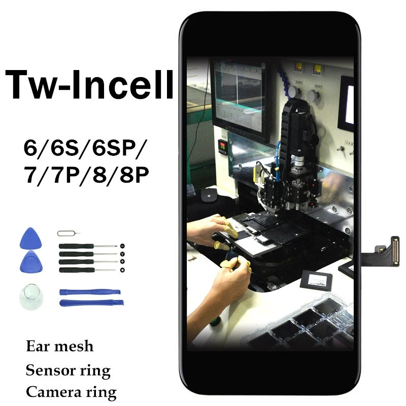 ЖК дисплей Incell для iPhone X 6 6S 6SP сенсорный экран iphone 7 7P 8 8P сменный с дигитайзером в