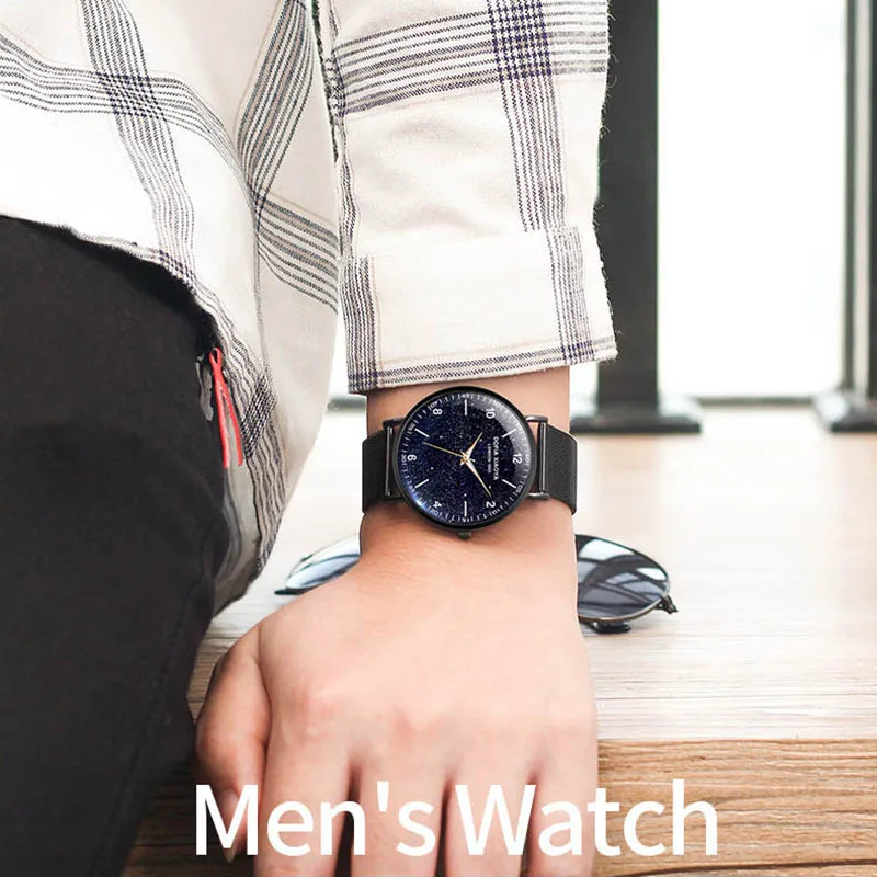 Relogio masculino креативные ультратонкие часы мужские полностью из нержавеющей стали черные часы светящиеся арабские часы водонепроницаемые военные