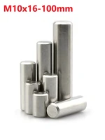 m10 cylindrical pin locating dowel 304 stainless steel solid needle roller thimble 10mm x 16 18 20 30 40 50 60 70 80 100mm