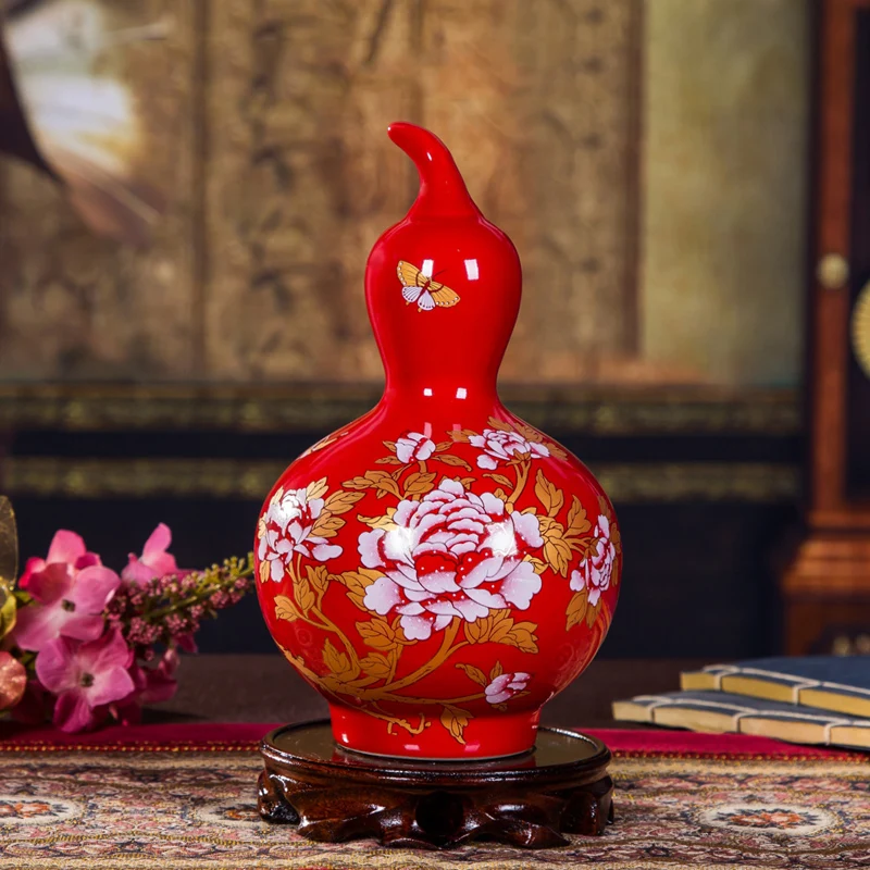 Роскошная искусственная перегородчатая ваза украшения для дома ремесла