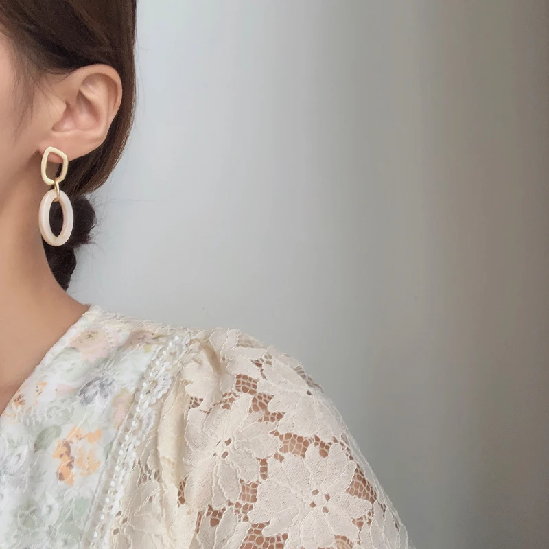 

South Korean Hip-Hop/Rock Geometrical Irregular Asymmetric Party Girl Earrings Stud earrings Punk Jewelry Gifts