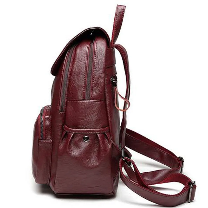 Женский дизайнерский рюкзак из натуральной кожи женская школьная сумка для