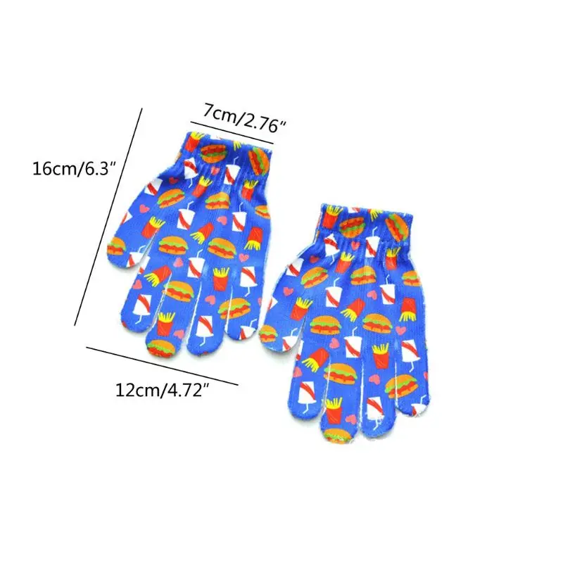 Детские перчатки с принтом 3D Мультяшные животные детские варежки широкими