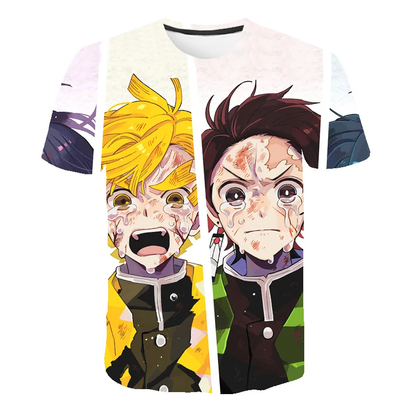 

Demon Slayer Comic T-shirt Kids love Anime 3D print Boys T Shirt Girls clothes Kimetsu no Yaiba Children's T-Shirt Summer Tops