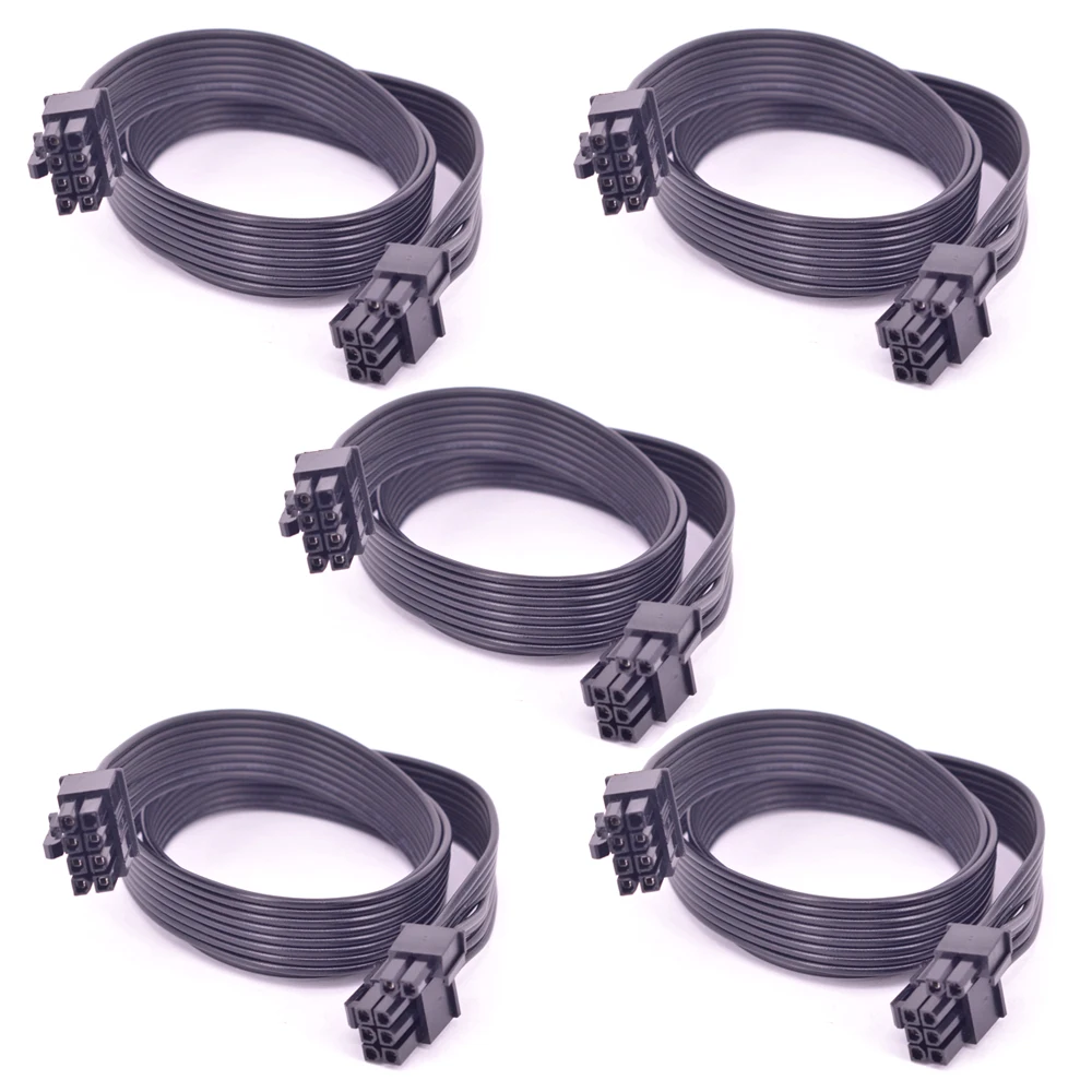 Кабель питания PCI Express 6pin до 6 + 2Pin, GPU 6pin 8pin, шнур питания для Corsair HX W серии HX520W HX620W HX650W, источник питания