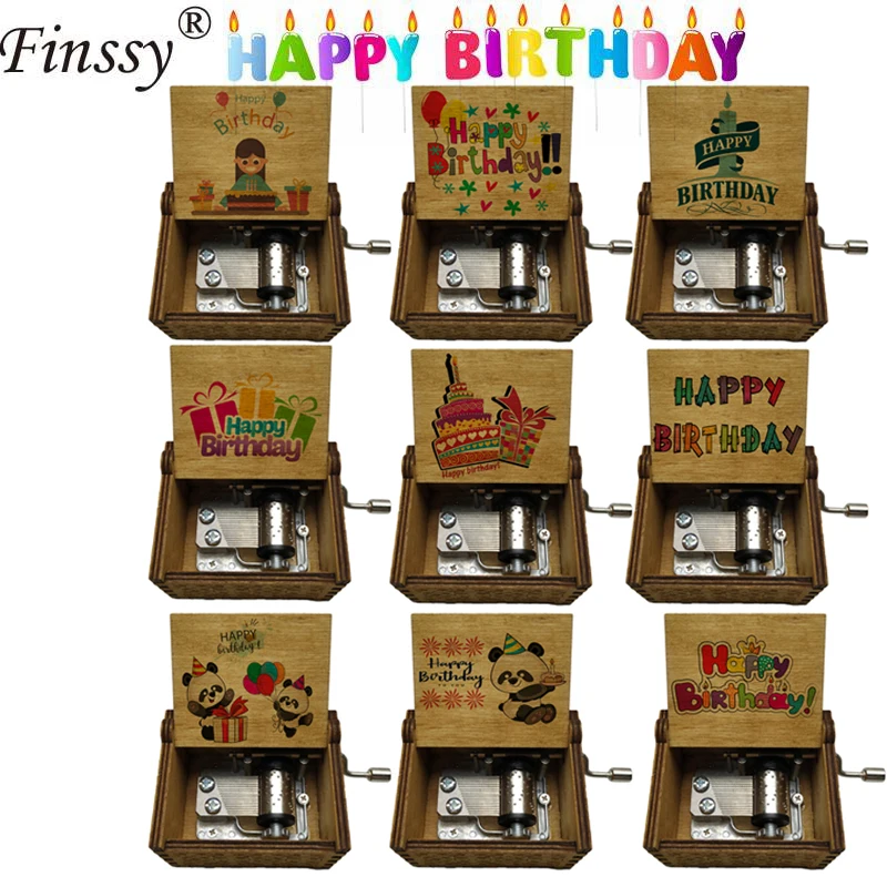 Музыкальная шкатулка с днем рождения Qute стильная музыкальная для маленьких