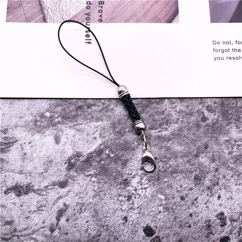 10pcs general enhanced injection small sling mobile phone accessories small lanyard diy accessories pendant buckle hanging head free global shipping