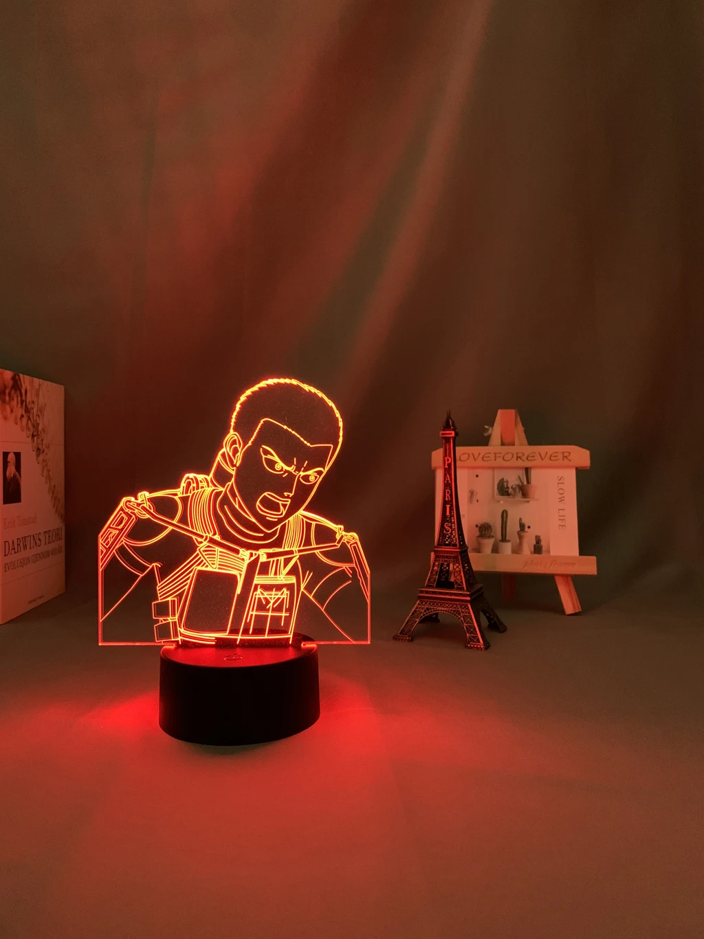 Аниме-лампа атака на Титанов фигурка 4 Конни Спрингера для спальни декор