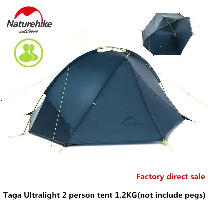 Naturehike Фабричный магазин бесплатный коврик Сверхлегкий тагар палатка 1 2 человека