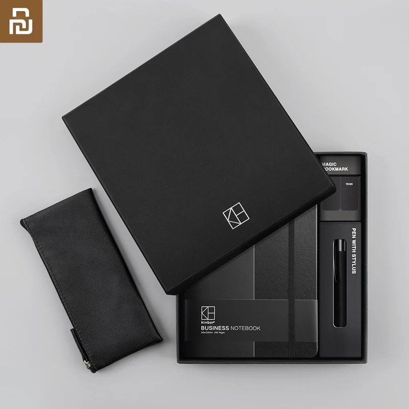 

New youpin kinbor business suit pen notebook Bookmarks Pencil case Office gift suit Practical high quality best gift