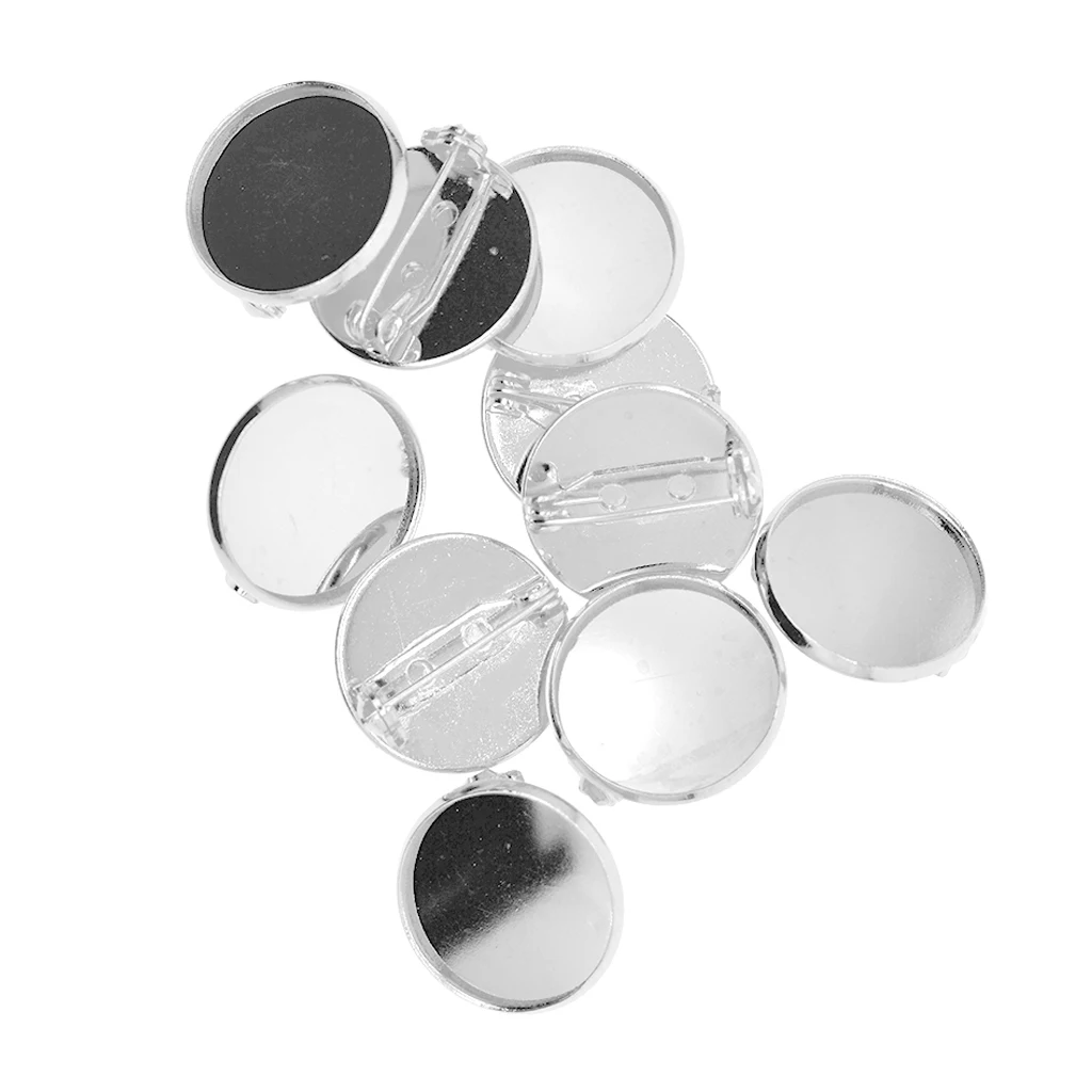 Базовая брошь 20 мм основа для рукоделия штифты изготовления задних частей