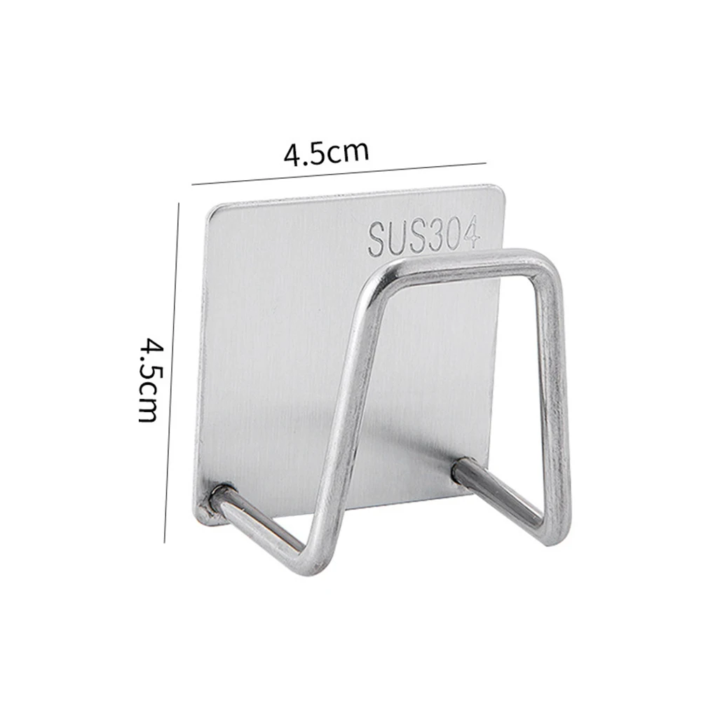 

1Pcs Non-slip Sink Accessories Sponges Holder 304 Stainless Steel Drain Drying Rack Storage Organizer Multi Purpose Kitchen Rack