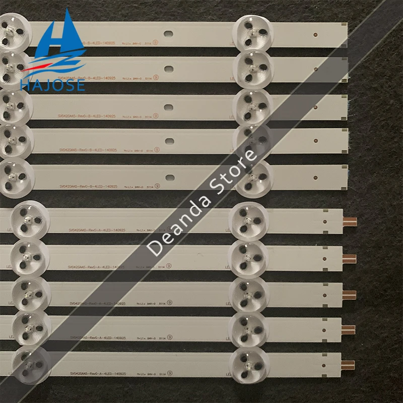 Партиями по 5 комплектов = 50 шт. светодиодная подсветка полосы для цифрового