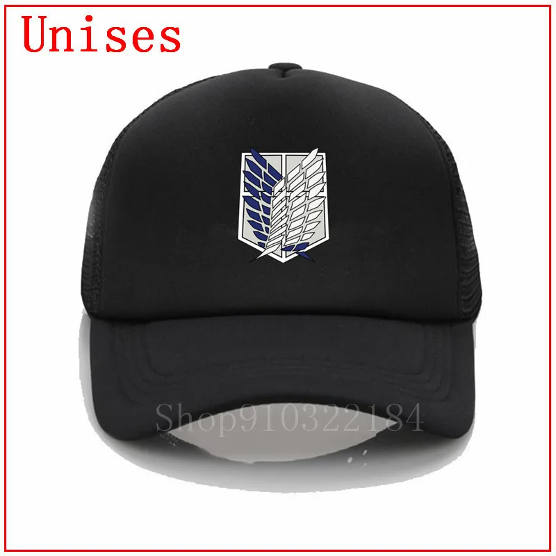 Кепка унисекс с принтом атака на Титанов | Аксессуары для одежды