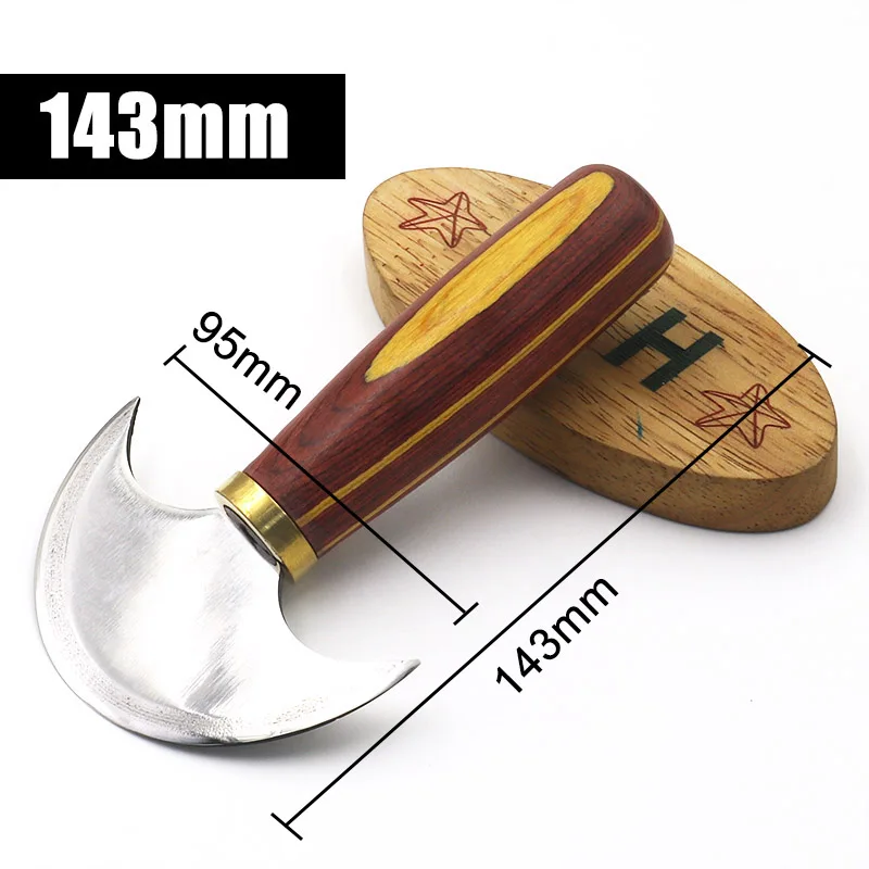 S 143mm knife Высококачественный коррекционный изогнутый нож для снятия фаски кожаный триммер DIY инструмент для резки кожи DIY нож для коррекции обрезки кожи - Цвет: S 143mm knife