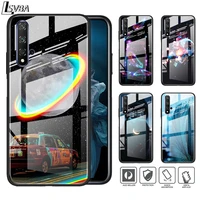 cool creative gorgeous art for huawei honor 30 20 10 9x 8x lite pro plus tempered glass shell phone case cover