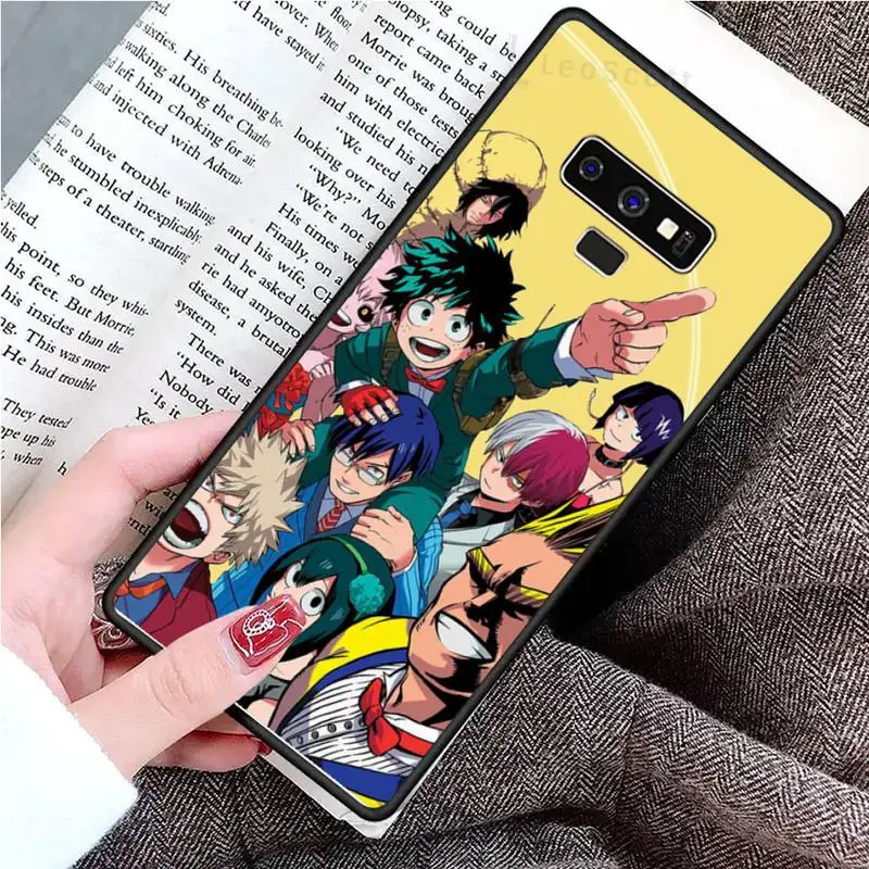 

Anime My Hero Deku Bakugou Academia Phone Case For Samsung Galaxy S8 S9 S10 Plus S10E Note 3 4 5 6 7 8 9 10 Pro Lite cover