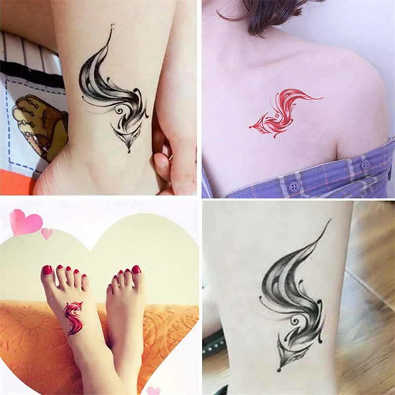 2 шт./комплект водостойкие татуировки для женщин и | Красота здоровье