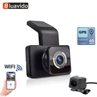 Видеорегистратор Bluavido A10, автомобильная камера, разрешение 1080P, с GPS, Wi-Fi, 24 часовым мониторингом парковки, ночным видением