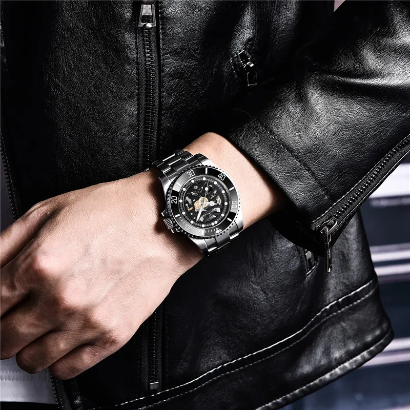 

New PAGANI DESIGN Men's Watches Skeleton Automatic For Men Luxury Business Mechanic Watch Men Waterproof Wristwatch Reloj Hombre