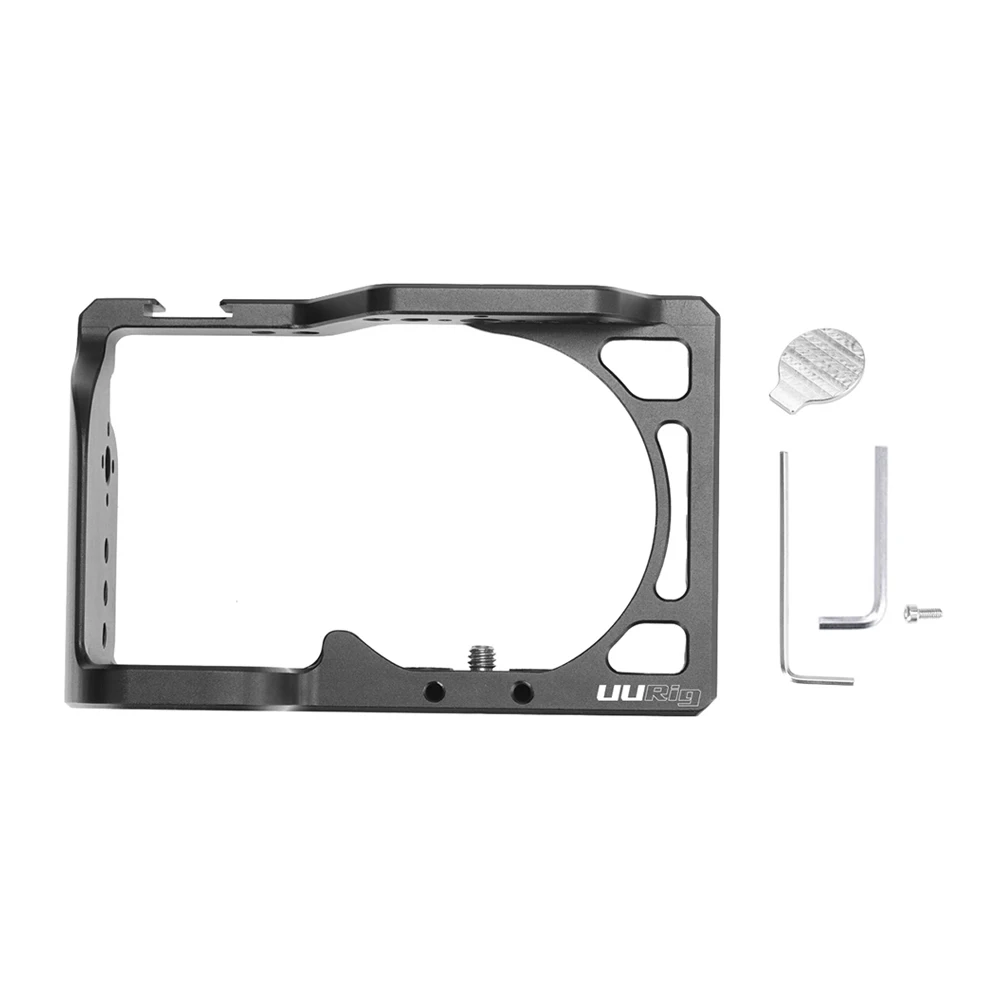 

UURig Aluminum Alloy Camera Cage with Cold Shoe Compatible with Sony A6600