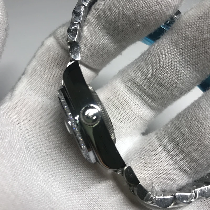 Роскошные брендовые новые женские часы Datejust из нержавеющей стали с