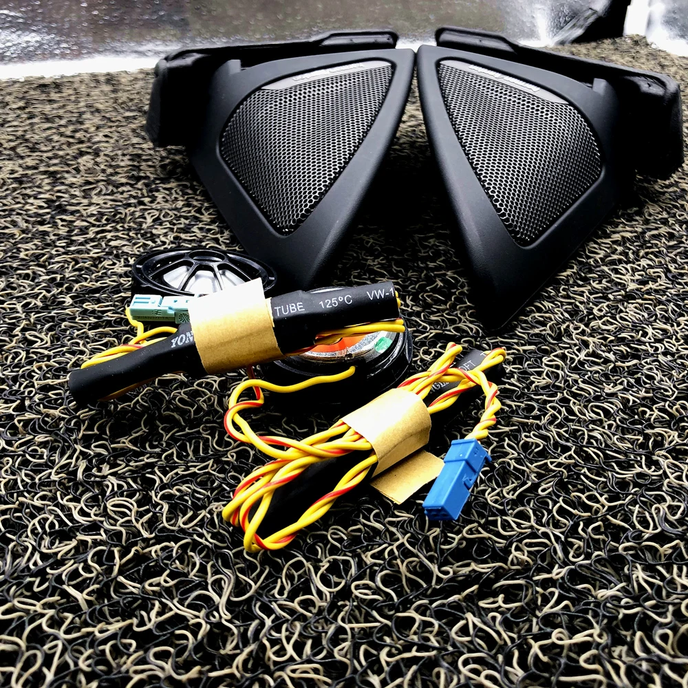 

100% original tweeter cover for BMW F32 front door speaker stickers new high quality speaker upgrade kit 794 cables high range