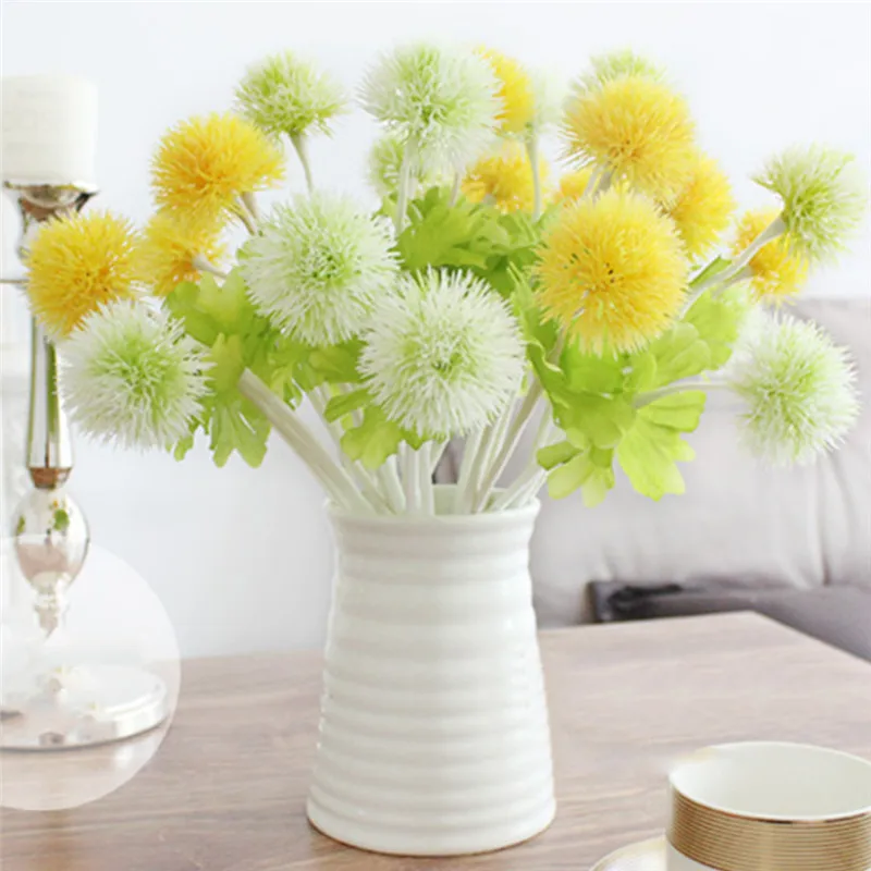 1 шт. искусственный цветок одуванчика 5 цветов Декоративные искусственные цветы