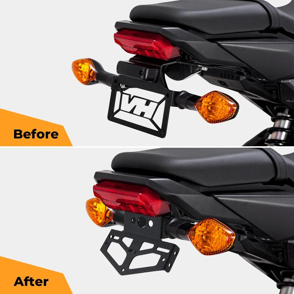 

For Honda MSX125 Motorcycle Rear Tail Tidy Fender Eliminator Kit For Honda Grom MSX125 2017-2020 License Plate Holder Bracket