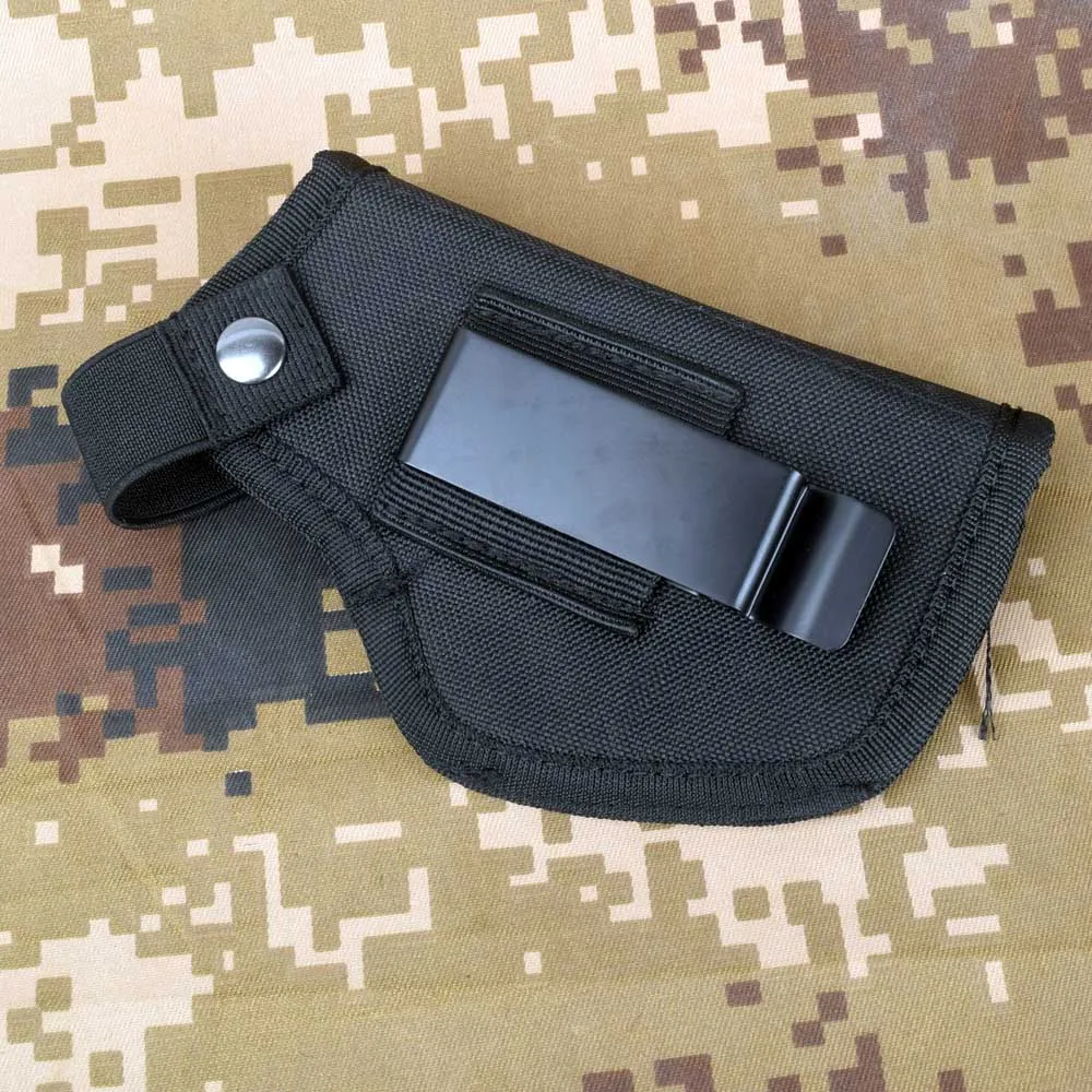 Тактическая кобура для пистолета скрытая с металлическим зажимом IWB OWB чехол