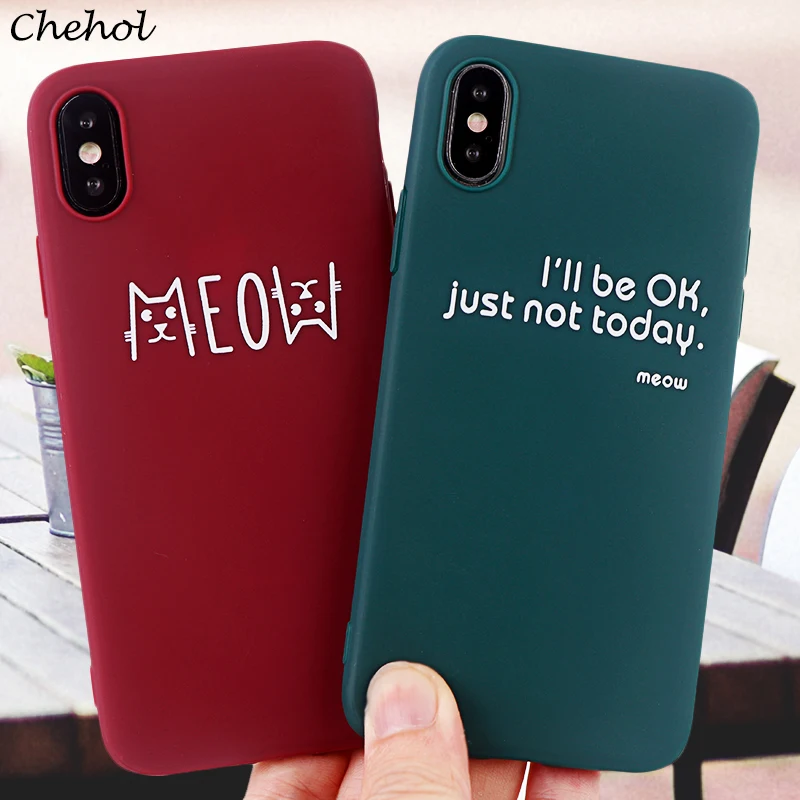 Модные чехлы для мобильных телефонов iPhone X XS MAX XR 8 7 6 S Plus мягкие силиконовые
