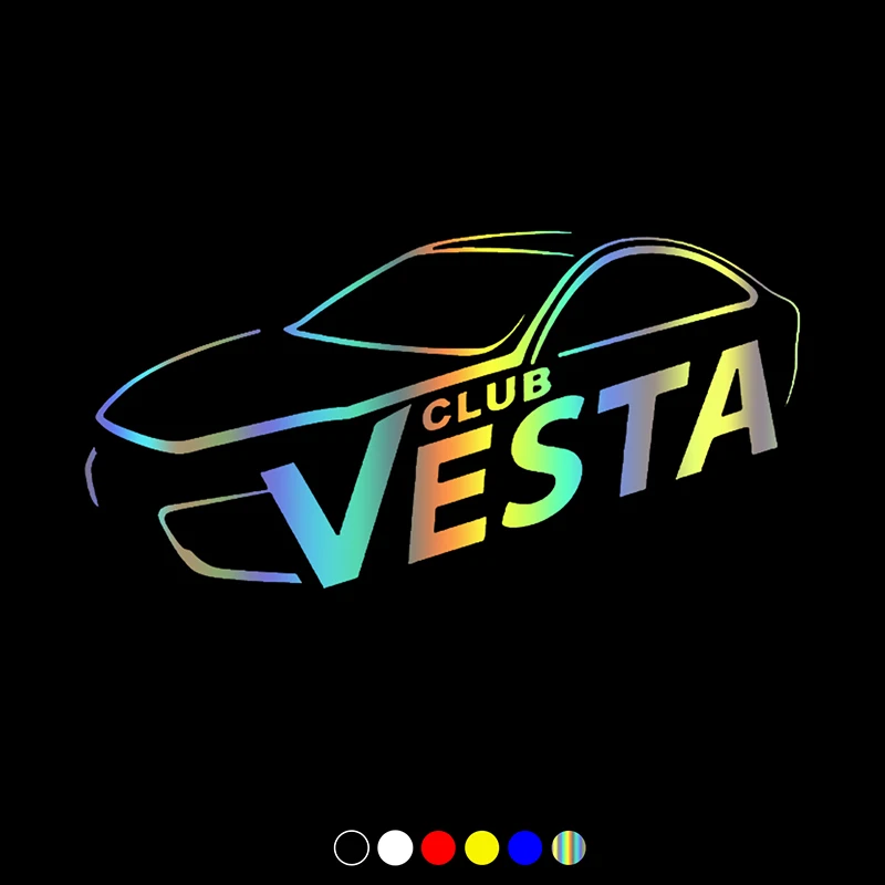 

DS63 Various Sizes Vinyl Decal VESTA Club Car Sticker Waterproof Auto Decors on Motorcycle Bumper Rear Window