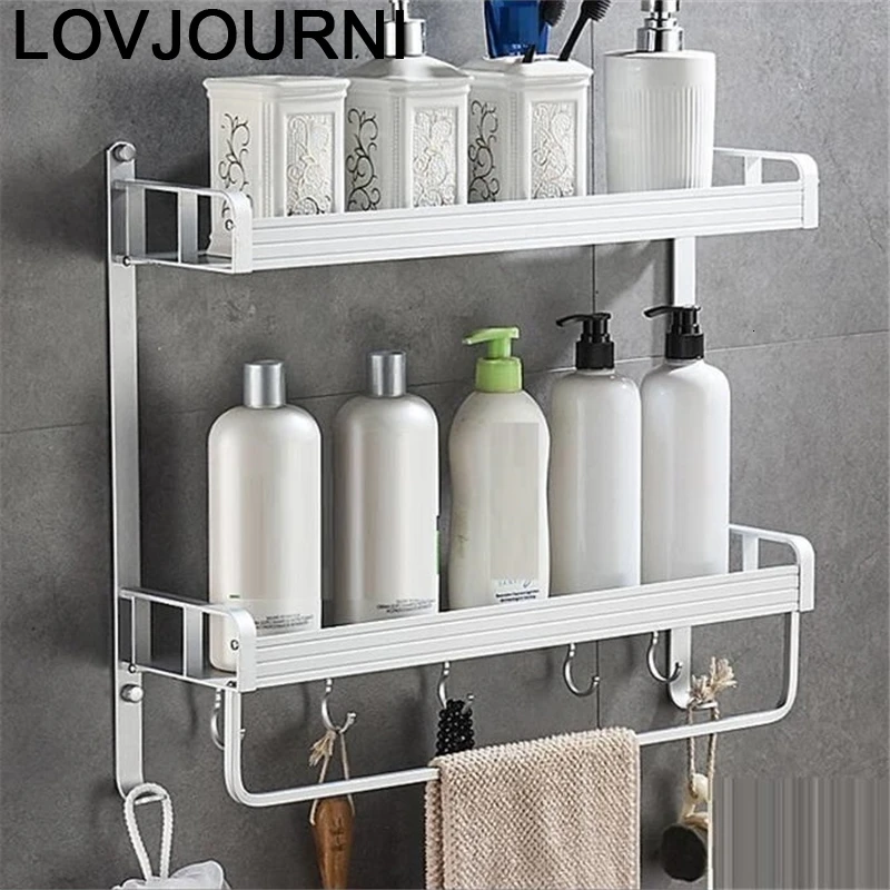 Prateleira Banheiro Repisas Lazienka Corner Estante Ducha Floating Badkamer Etagere Wall Salle De Bain полка для ванной