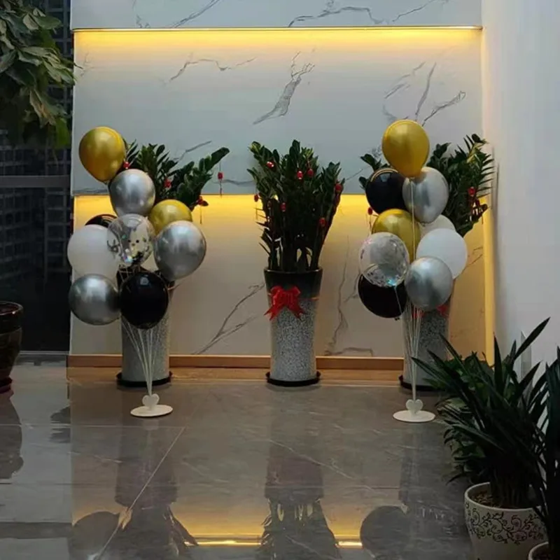 

7 /11/19 Tubes Balloon Holder Balloons Stand Column Baby Shower Happy Birthday Decoration Party Wedding Decoration Supplies