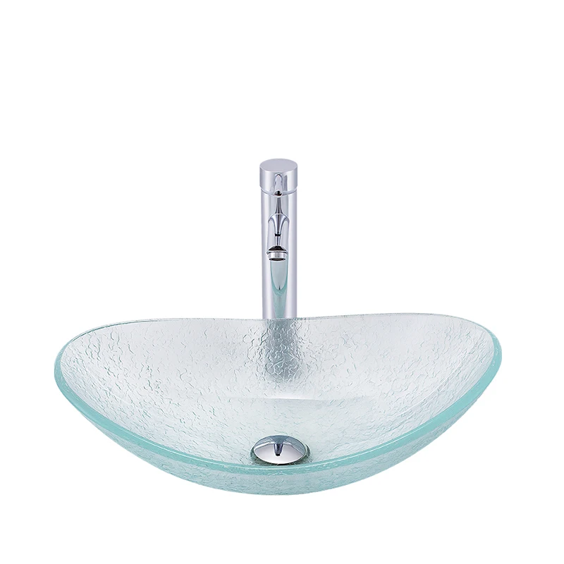 Настольная раковина простой Скульптура узор художественный дома закаленное