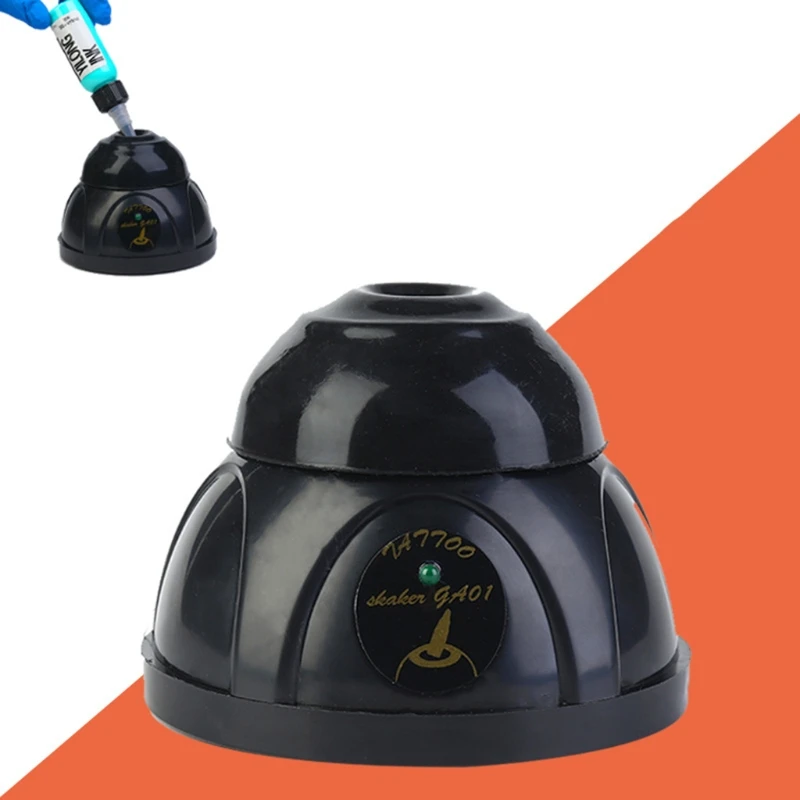 Tattoo Pigment Ink Electric Shaker Stirrer Nail Polish UV Gel Vortexer Mixer Nail Polish Gel Shaking Mixer Tattoo Supply Black