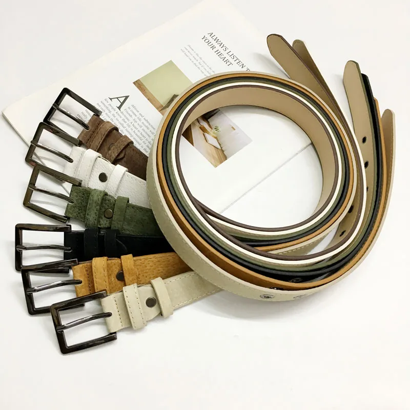 

Women New vintage pin buckle leather belt dress belts female black waistband decorate coat sweater belt waist straps accessory