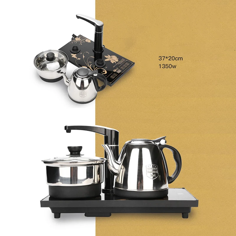 

Stainless Steel Automatic Water Supply Electric Kettle Integrated Tea Set Panel