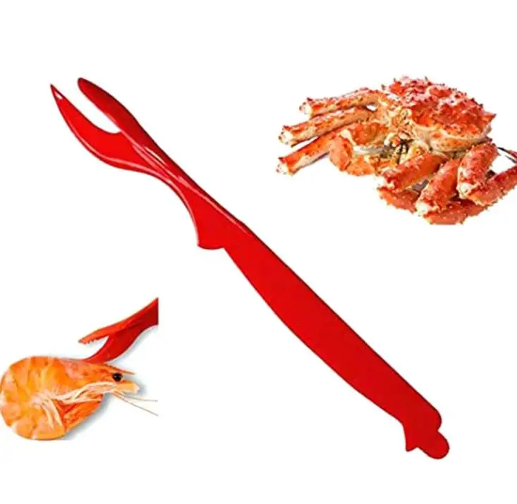 

New Dining Seafood Crackers Lobster Picks Tools Crab, Crawfish, Prawns, Shrimp - Easy Opener Shellfish Sheller Knife SN663