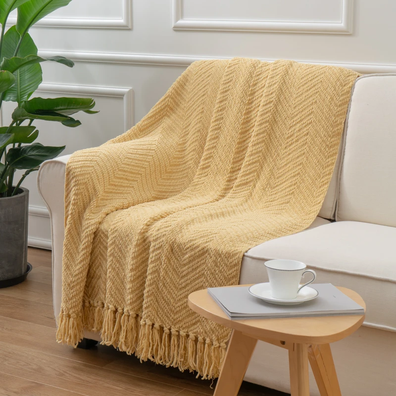 Толстое вязаное одеяло оливкового цвета супер-одеяло мягкие покрывала для