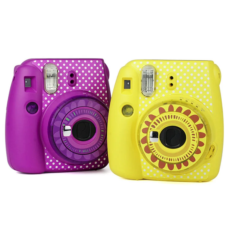 Fujifilm Instax Mini 8 наклейки на камеру персональная Мода Подсолнечник пастеры украшения Защита камеры аксессуары