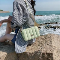 solid color pu leather small flap crossbody bags 2021 women brand luxury lady fashion chain shoulder handbags and purses