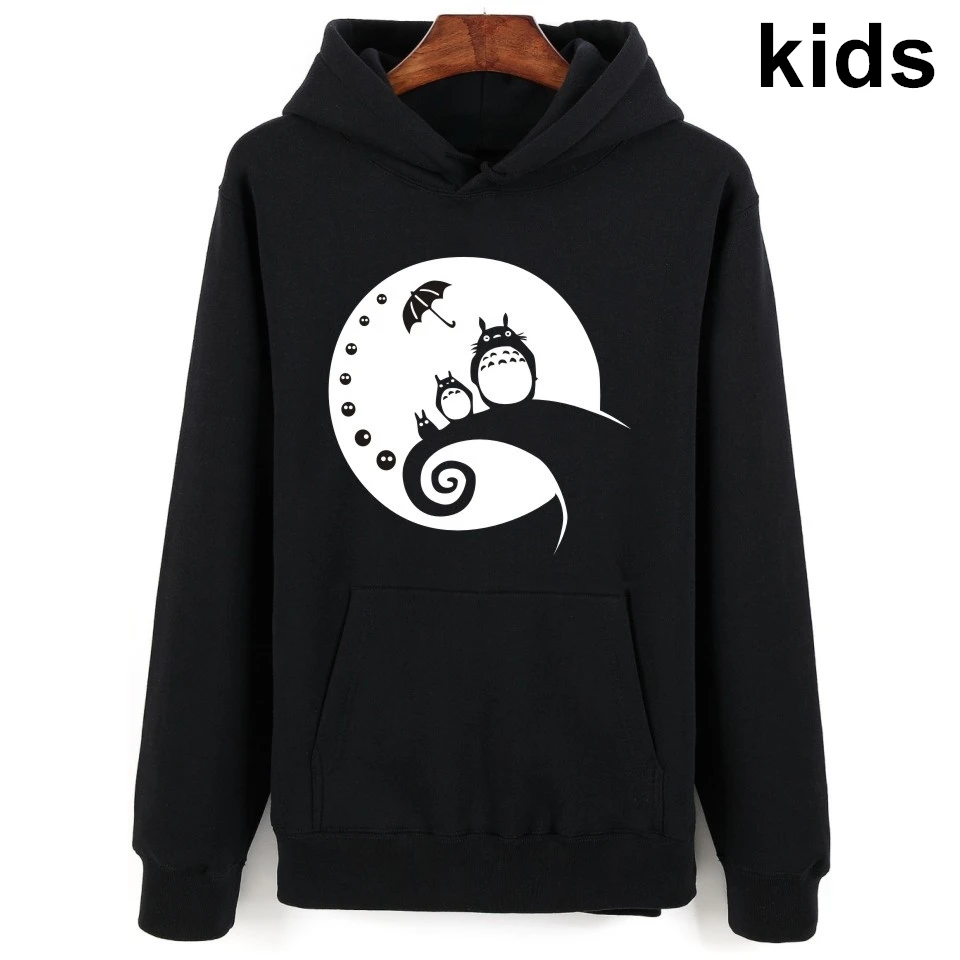 

3 To 14 Years Kids Hoodies 3D Anime Totoro Clothing boys girls Hoodie Sweatshirt kawaii cartoon Jacket Children Clothes