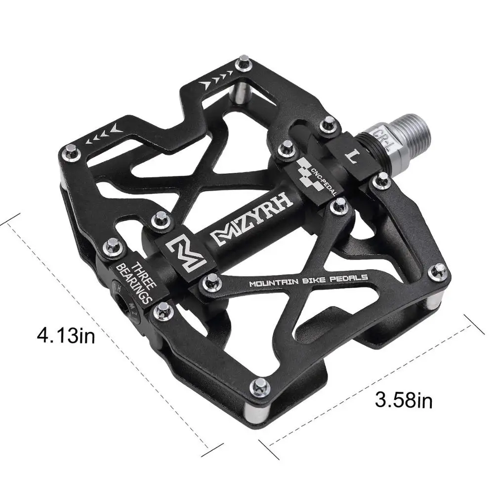 Ansjs педали для горного велосипеда ультра сильные красочные ЧПУ Обработанные 9/16