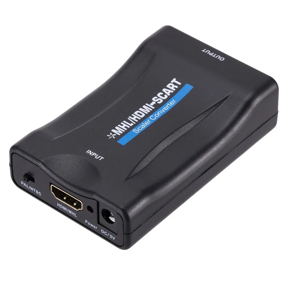 PzzPss 1080P HDMI для SCART Видео Аудио высококлассный конвертер адаптер HD ТВ DVD Sky Box STB Plug and
