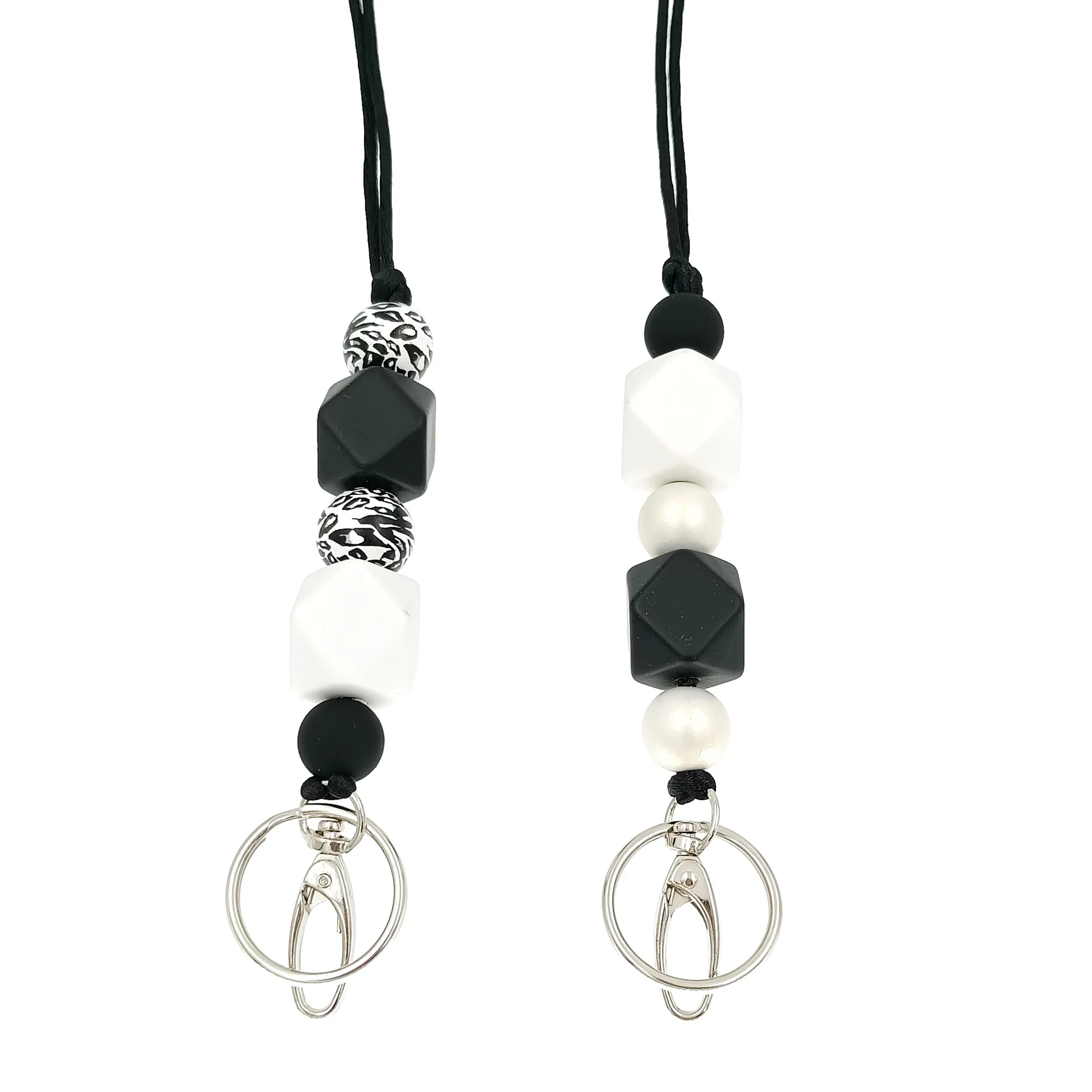 

Leopard Resin Retractable Lanyard Badge ID Key Holder For Women Teacher Employee Necklace Luxury Quality Jewelry Office Supplies